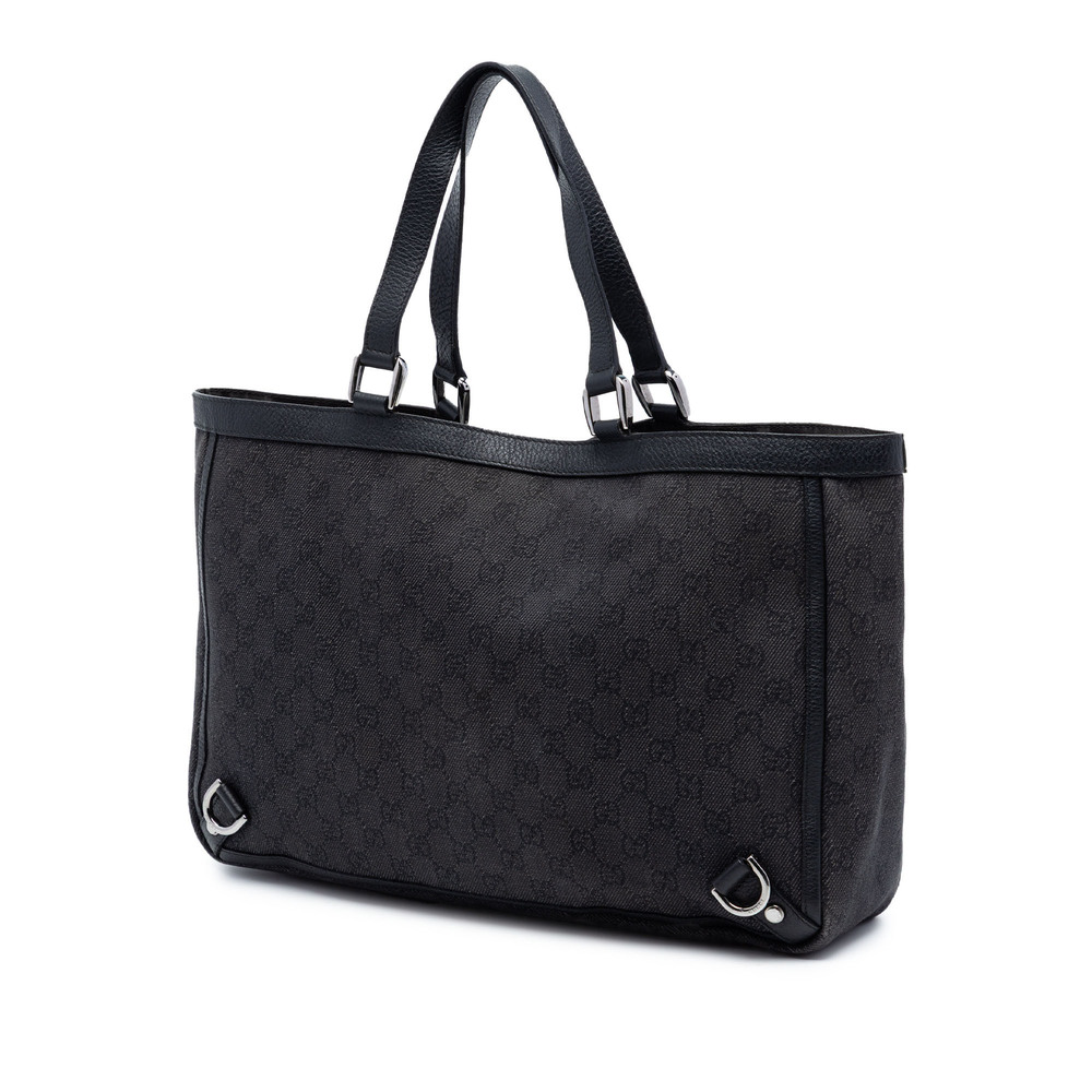 Pre-Loved Gucci GG Denim Abbey D Ring Tote - Picture 2 of 7